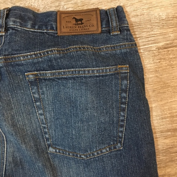 Ralph Lauren Jeans 6 straight leg high rise 10” - Picture 2 of 6